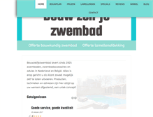 Tablet Screenshot of bouwzelfjezwembad.nl
